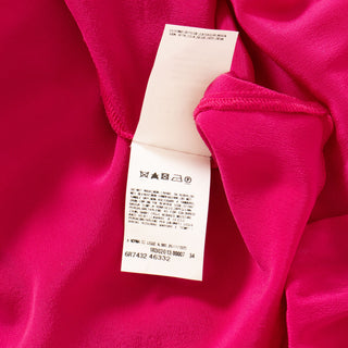 Pink Silk Georgette Ruffled Dress
