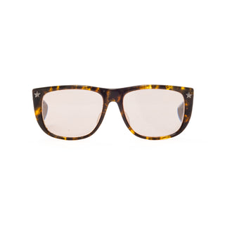 Vintage Jean Paul Gaultier 56-8272 Brown Tortoise Metal Sunglasses RX 56mm
