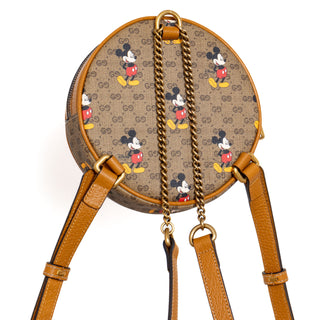 Gucci x Disney GG Supreme Mickey Mouse Round Backpack