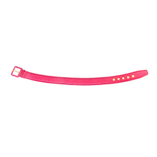 Pink Leather Padded Belt