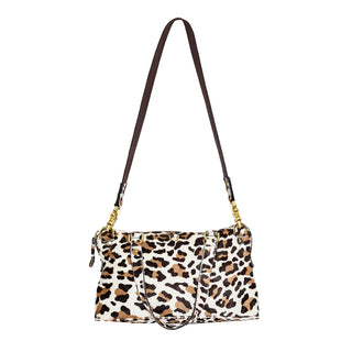 Leopard Print Pony Hair Bag