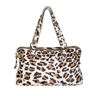 Leopard Print Pony Hair Bag