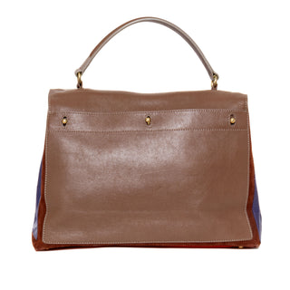 Color Block Leather Muse Two Bag