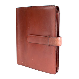 Cognac Leather Large Notebook