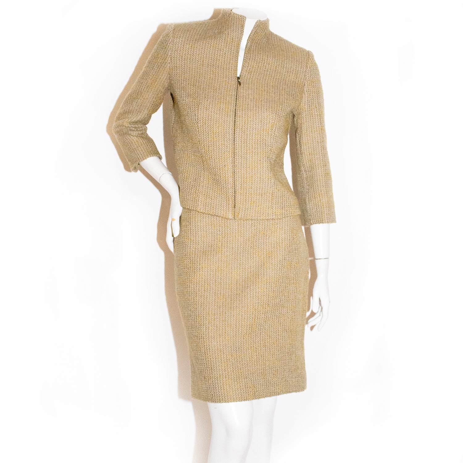 CHANEL Pre-Owned 2010 single-breasted Tweed Skirt Suit - Farfetch