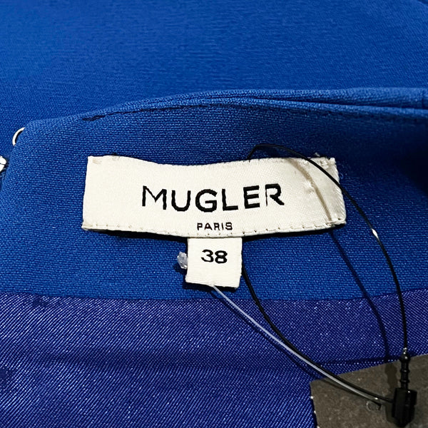 Mugler Ring Detail Mini Skirt