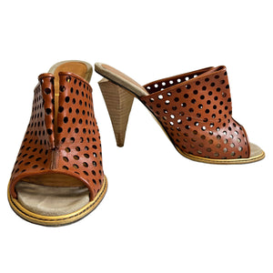 Fendi Perforated Heels