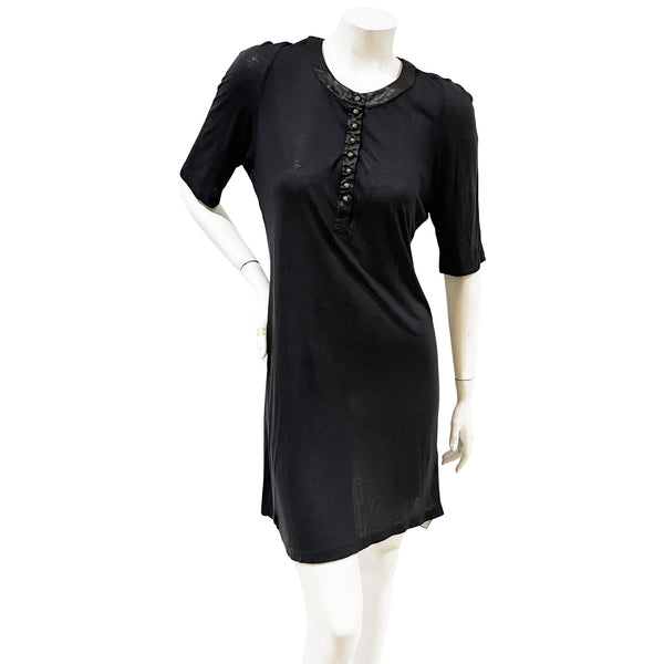 Chrome Hearts Black Knit T-Shirt Dress