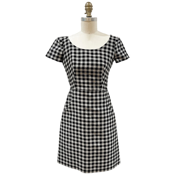 Prada Checkered Sheath Dress