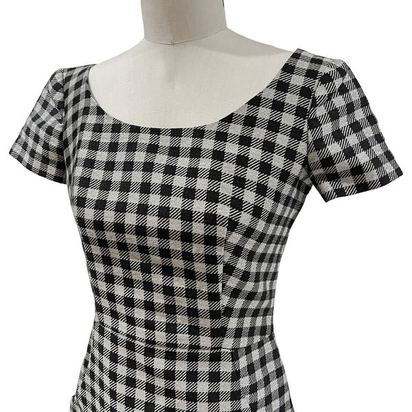 Prada Checkered Sheath Dress