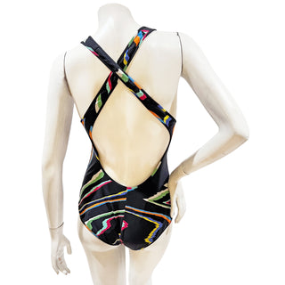 Vintage Multicolored One-Piece Swimsuit
