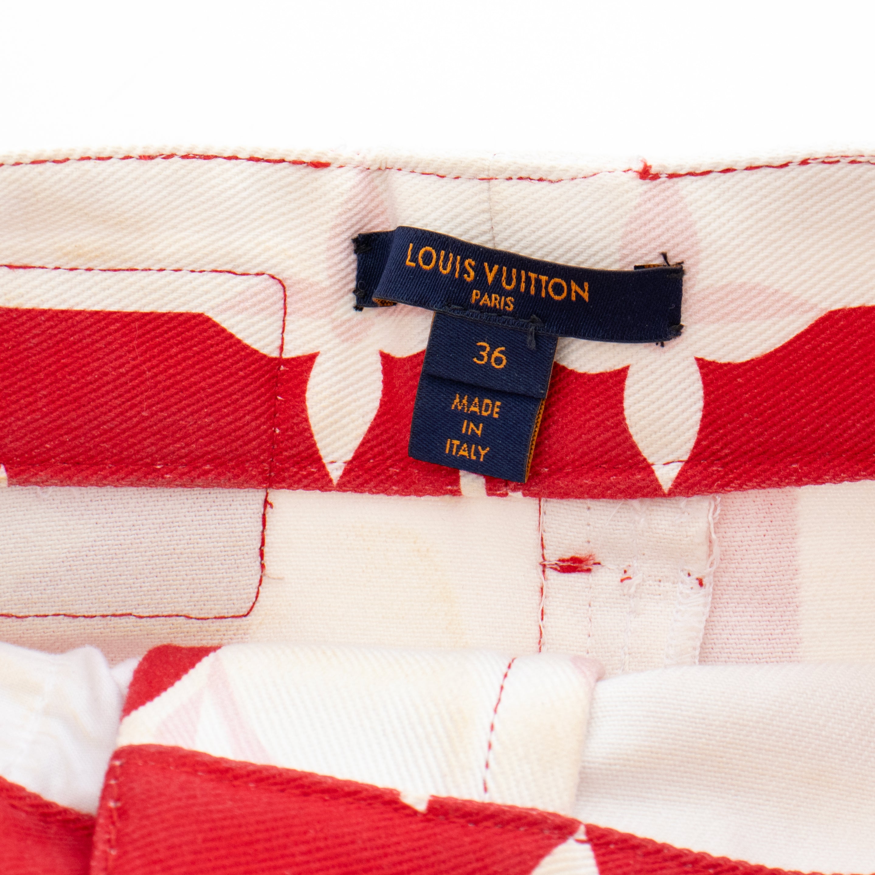 Louis Vuitton Silk and Cotton Blend LV Monogram Two-Piece Set