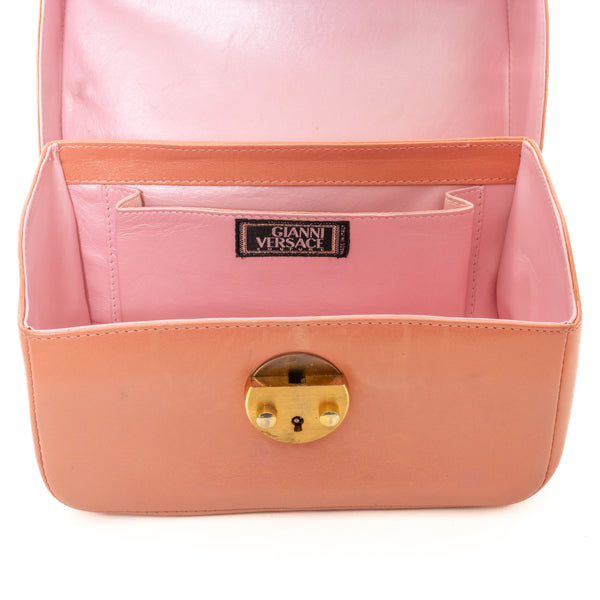 Gianni Versace Pink Top Handle Bag