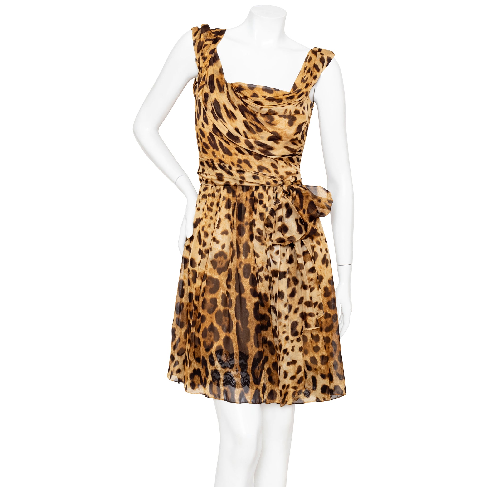 Dolce & Gabbana Leopard Print Dress