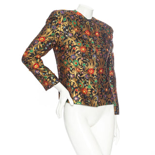 Vintage Brocade Floral Jacket