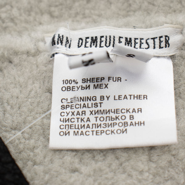 Ann Demeulemeester Shearling Black Wrap