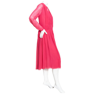 Pink Silk Kara Dress