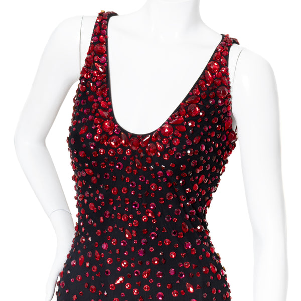 CD Greene Red Crystal Dress