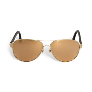 Chanel Aviator Interlocking CC Logo Sunglasses