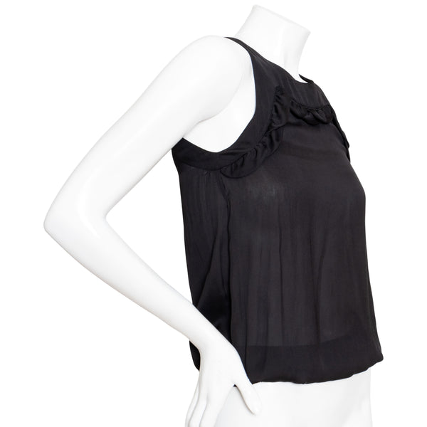 Chanel Black Sleeveless Tank