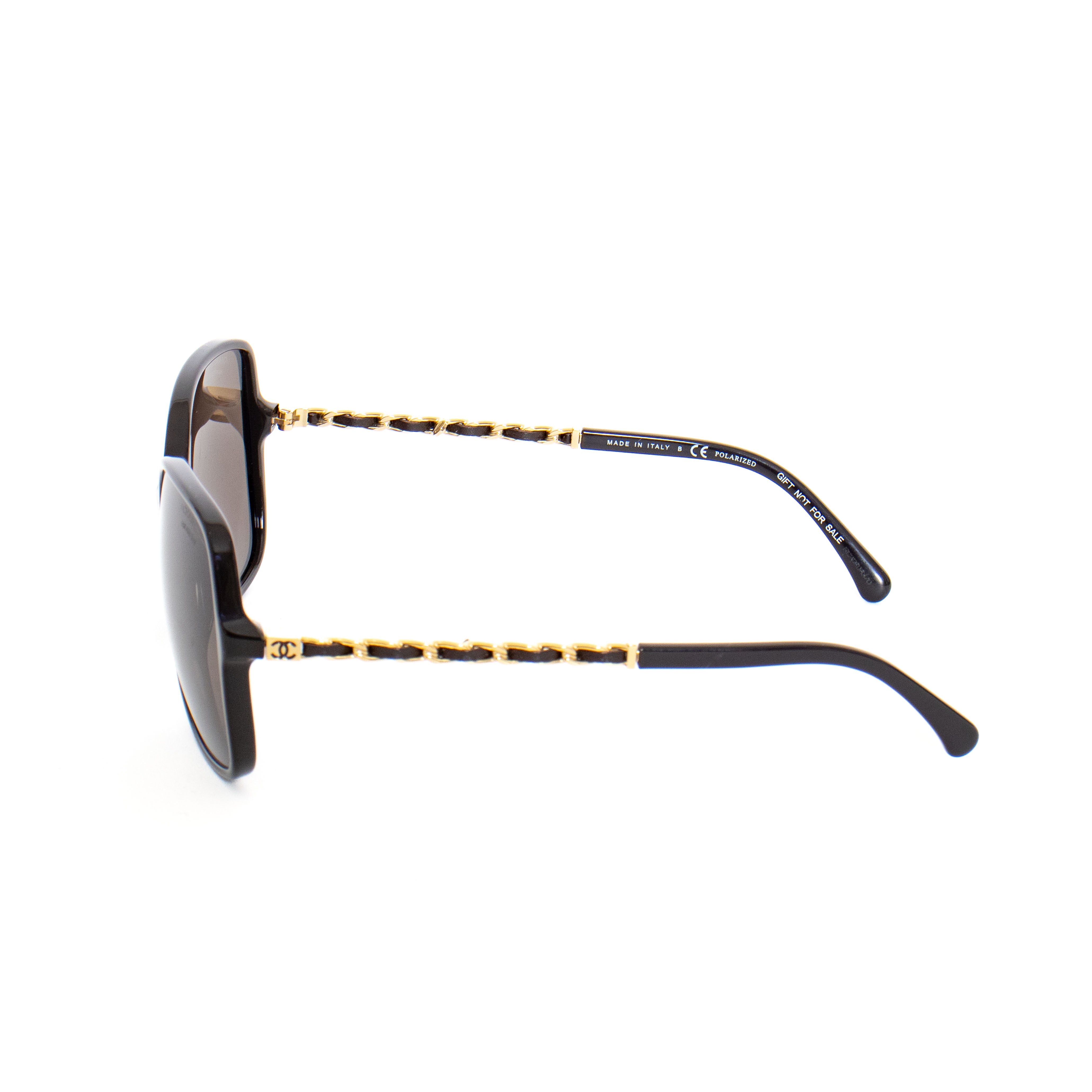 Brown Charming Chain Square Sunglasses – Decades Inc.