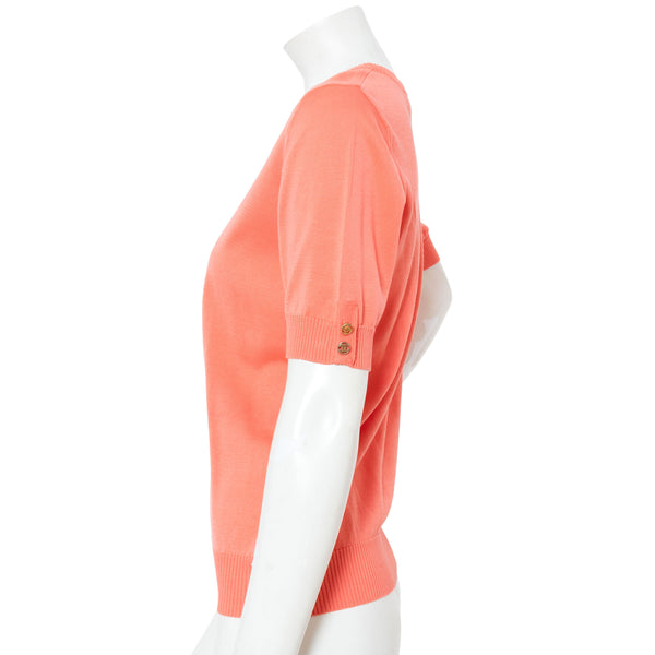 Vintage Chanel Knit Short Sleeve Top