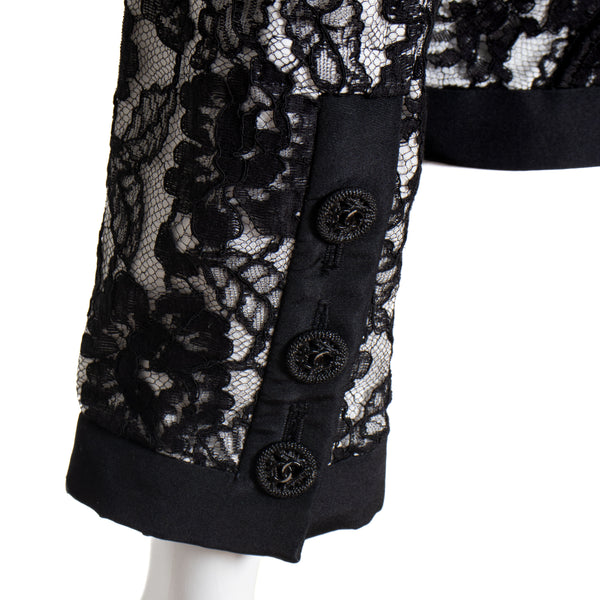 Chanel Lace Tuxedo Jacket