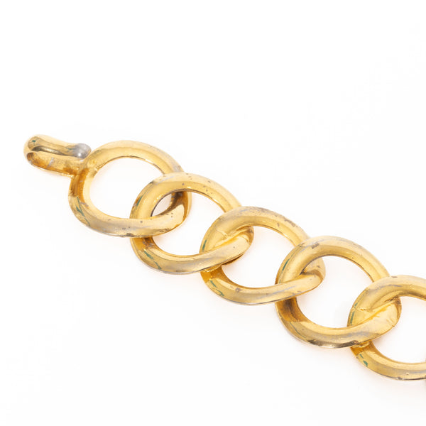 Chanel 1980s Chain Link Gold-Tone Necklace