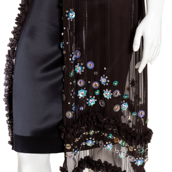 Chanel 2-Piece Slip Dress and Sequin Duster