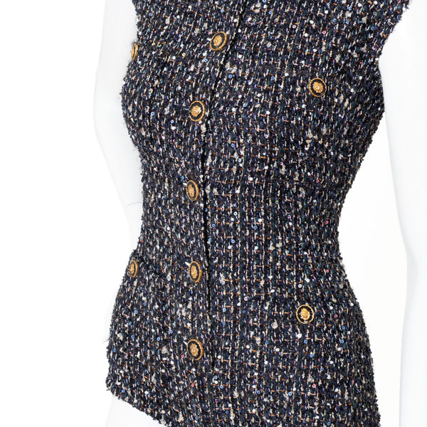 Chanel Tweed FW21 Bodysuit