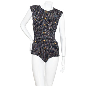 Chanel Tweed FW21 Bodysuit