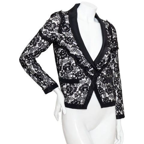 Chanel Lace Tuxedo Jacket