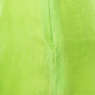 2007 Green Silk Cocktail Dress
