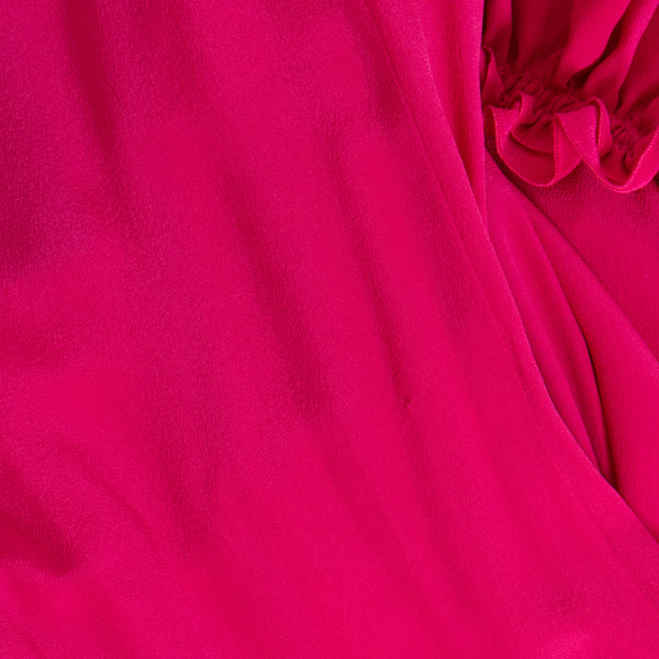 Galliano Georgette Ruffled Dress