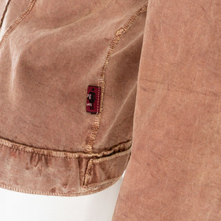 JPG Jeans 2000s Brown Cotton Reverse Stitch Flap Pocket Jacket