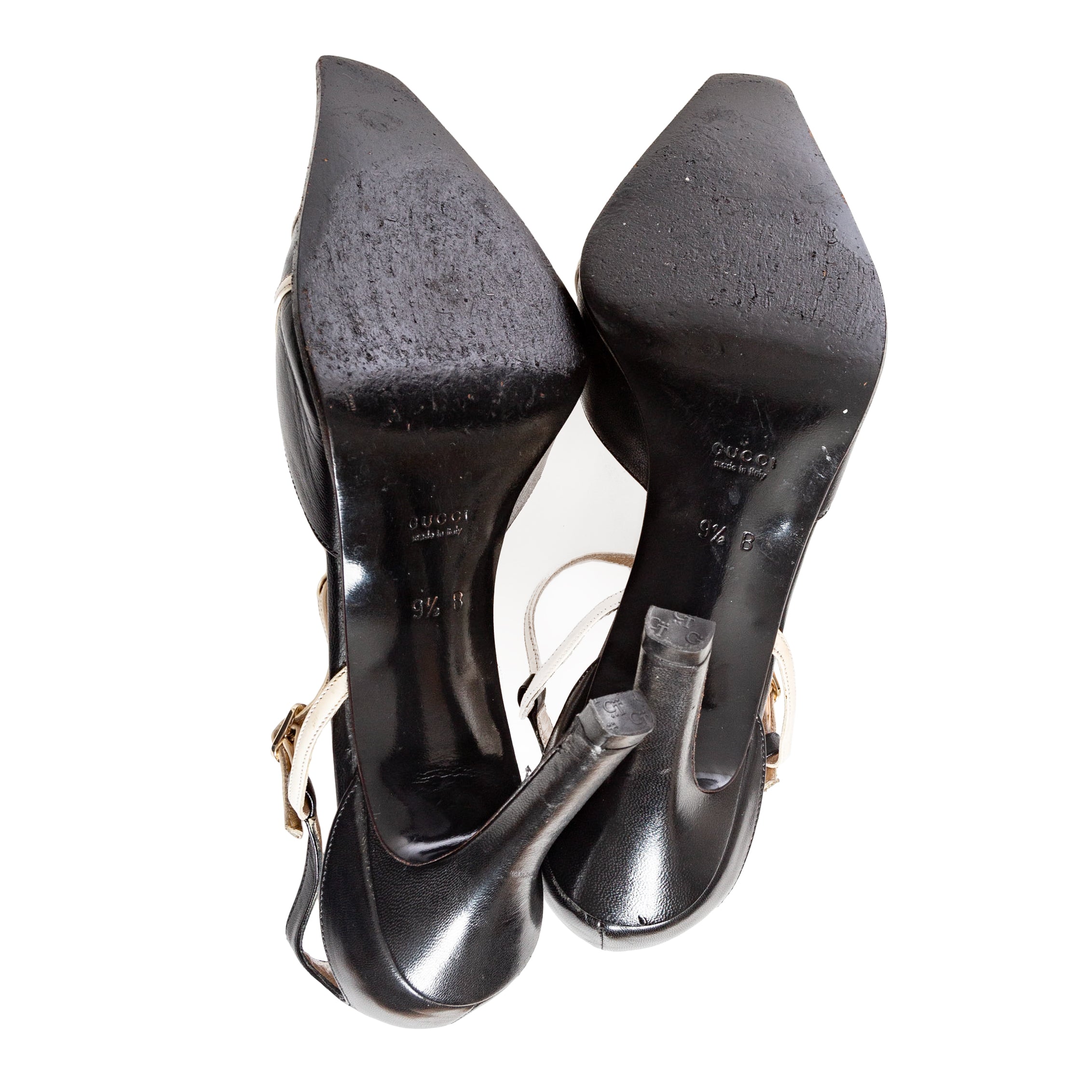 YSL Black Patent Leather Pointed Toe Heel 'Vernice Chiffon' – The Hangout
