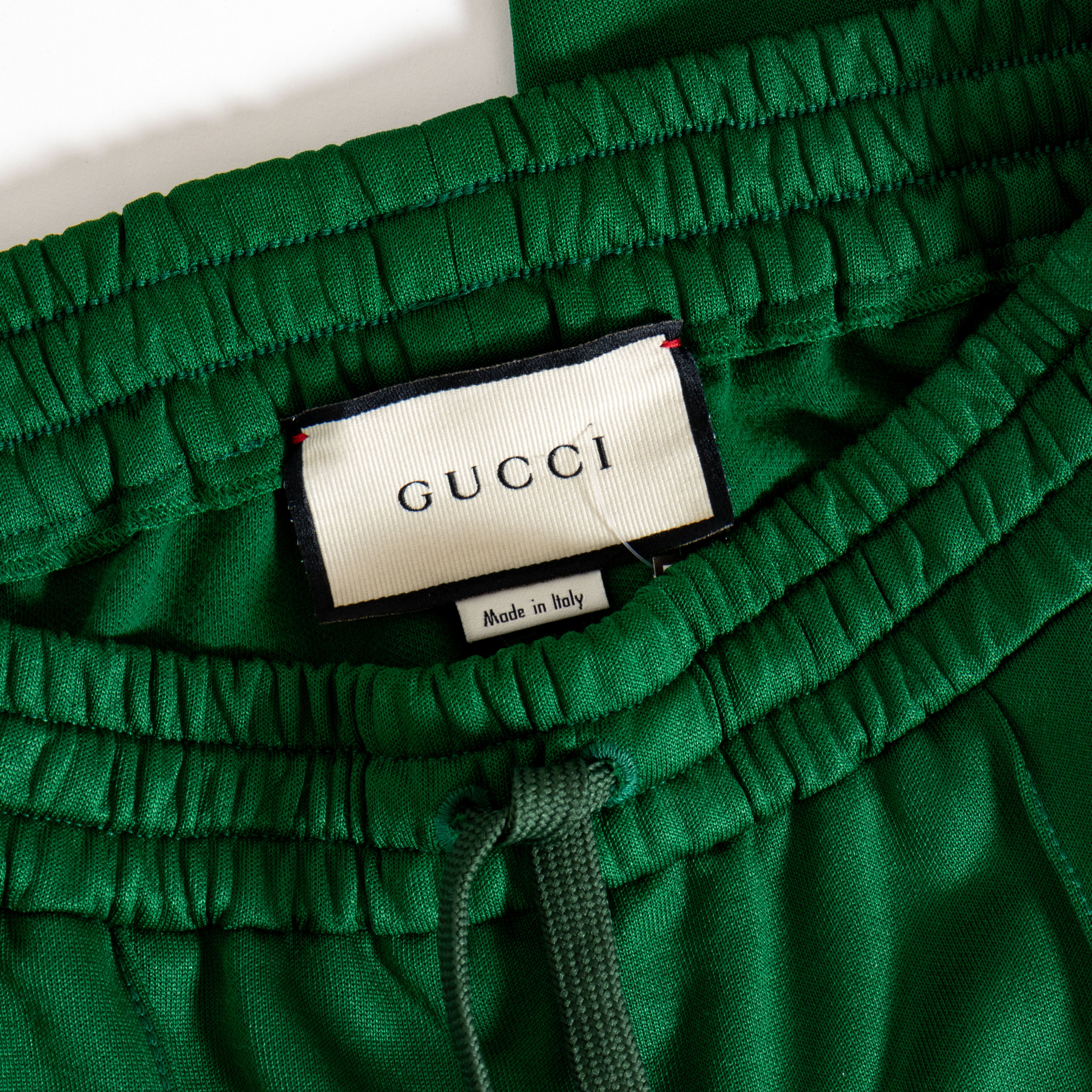 Green Jogging pants with logo Gucci - Vitkac TW