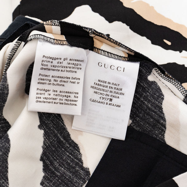 Gucci Zebra Print Pants