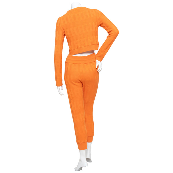 Hermès “H” Orange Terre Battue 2-Piece Set