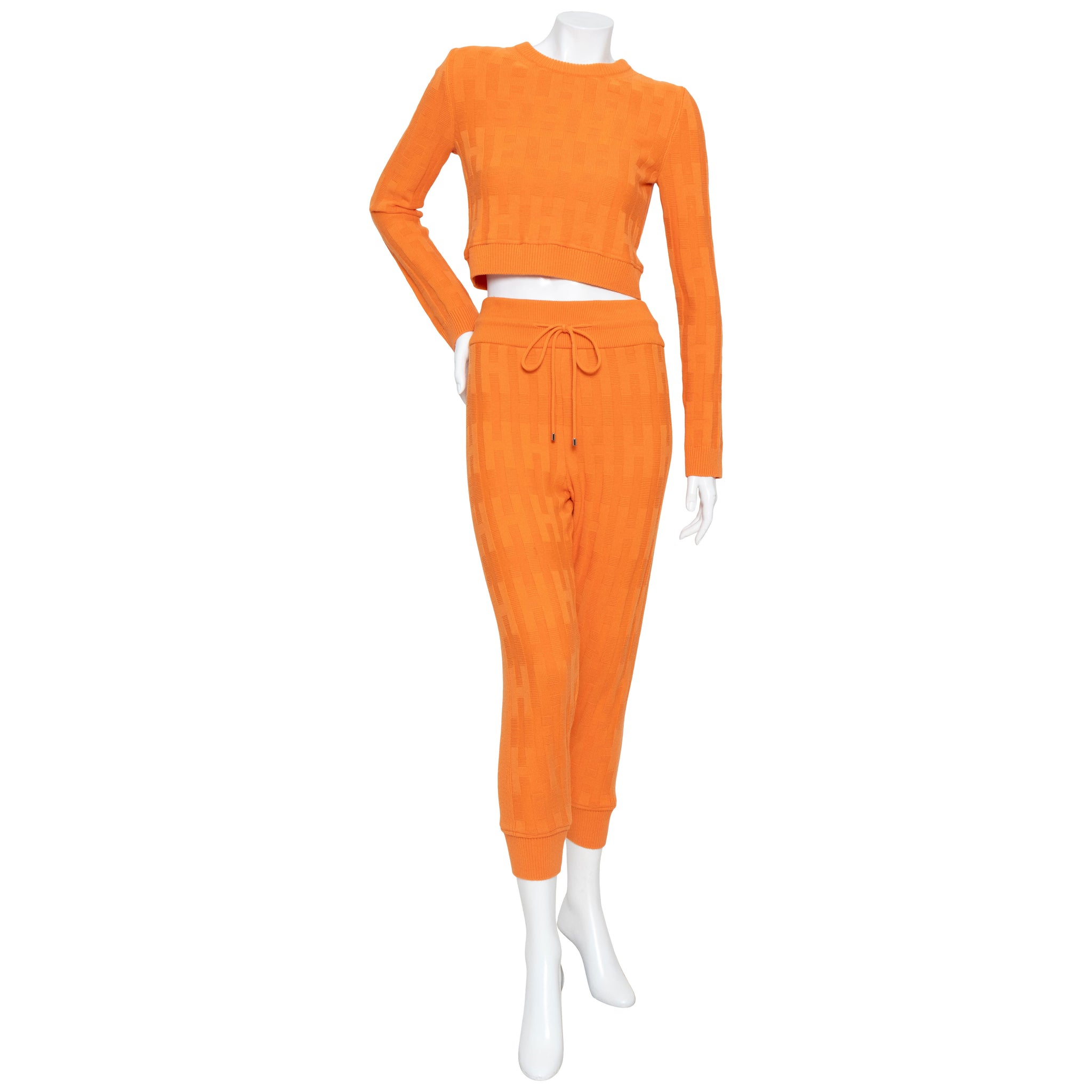 Hermès “H” Orange Terre Battue 2-Piece Set