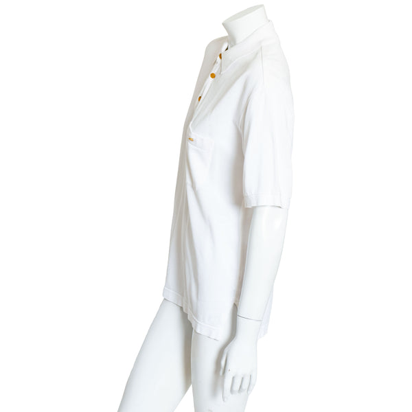 Hermès White Polo Shirt