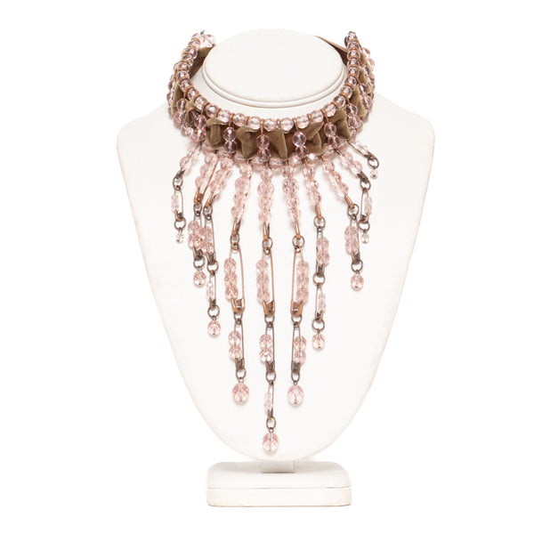 Jean Paul Gaultier 1990s 3-Piece Beaded Necklace Bracelet Earrings Set