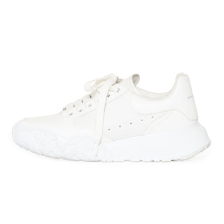 White Leather Court Low-Top Sneakers 38