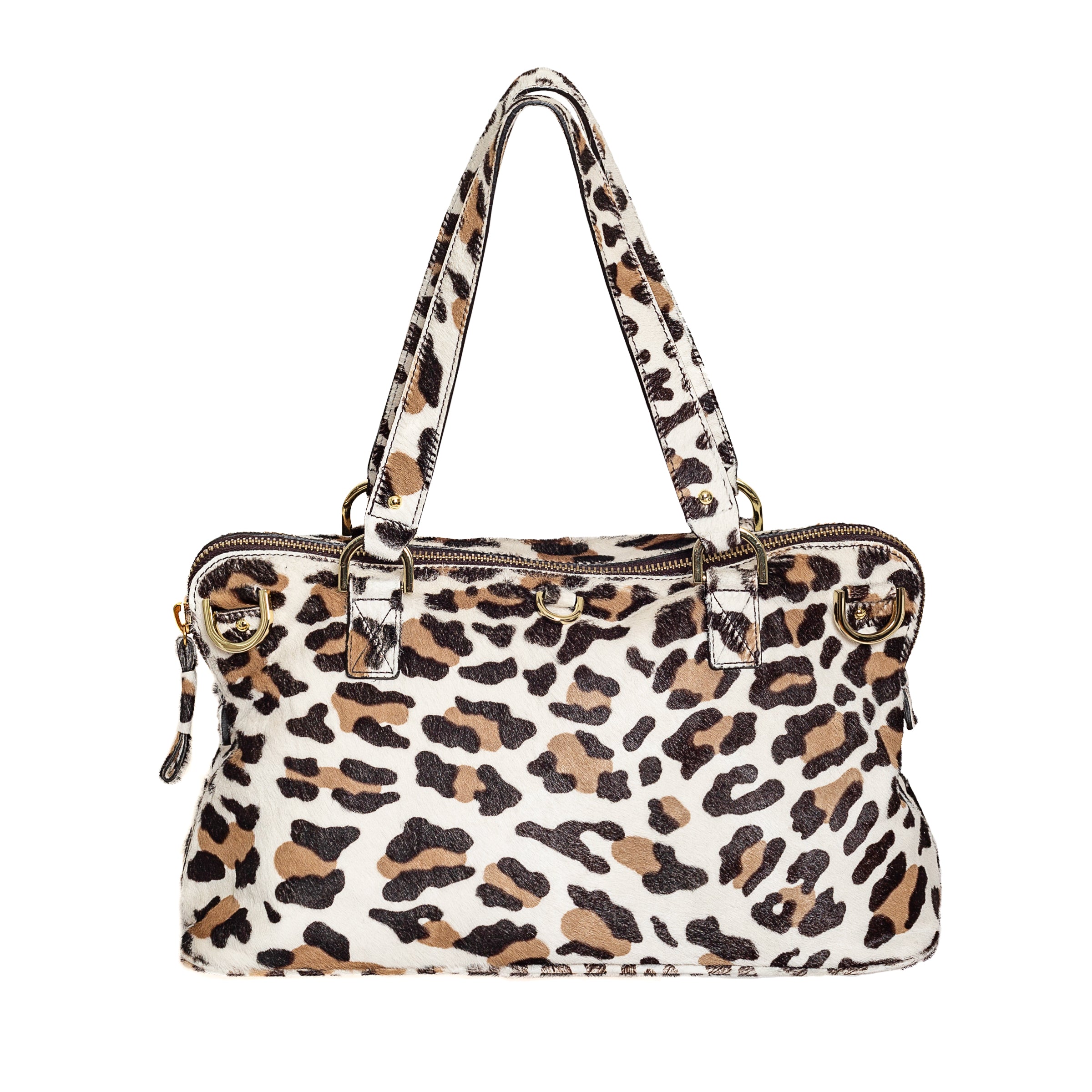 Luxury handbag - Dolce & Gabbana large leopard print tote bag