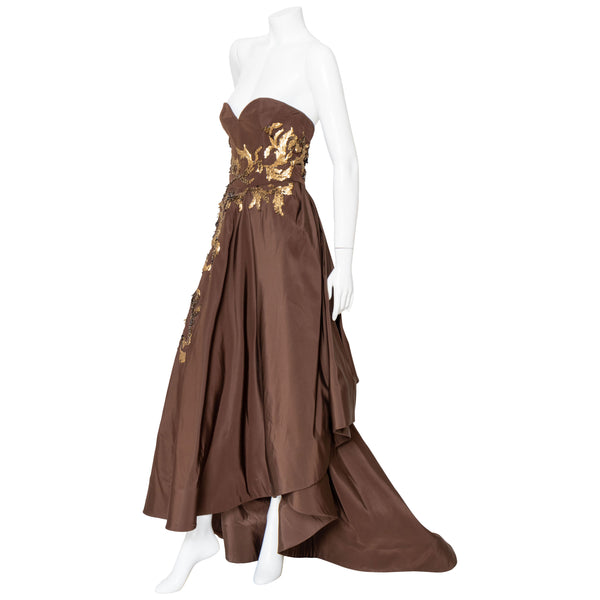 Oscar de la Renta Embellished Gown