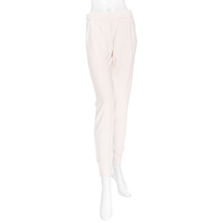 Cream Wool-Cotton Pullover Sweater and Lounge Pants Set