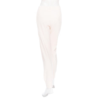 Cream Wool-Cotton Pullover Sweater and Lounge Pants Set