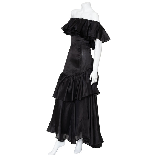 Yves Saint Laurent Haute Couture Ruffled Gown