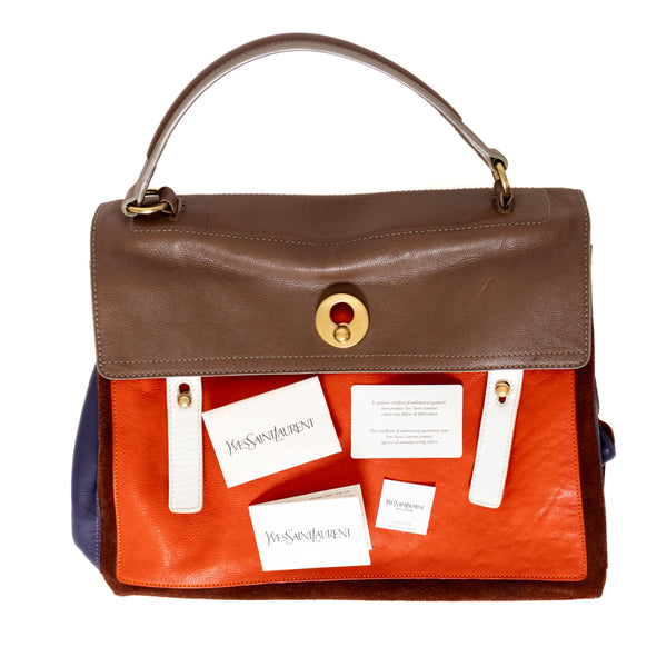 Yves Saint Laurent  Multicolored Muse Two Bag
