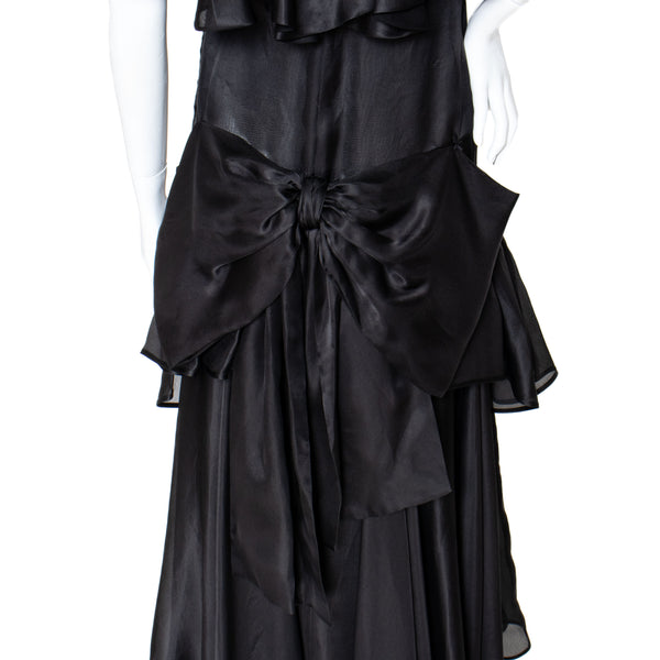 Yves Saint Laurent Haute Couture Ruffled Gown